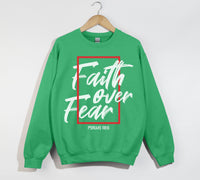 Load image into Gallery viewer, Faith Over Fear -  Christian Sweatshirt
