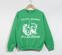 Load image into Gallery viewer, It&#39;s Not A Religion, It&#39;s A Relationship - Christian Sweatshirt
