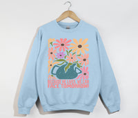 Load image into Gallery viewer, Because He Lives, We Can Face Tomorrow - Christian Easter Sweatshirt