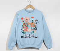 Load image into Gallery viewer, Victory In The Resurrection - Christian Sweatshirt
