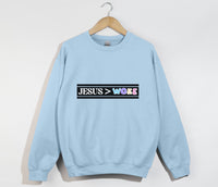 Load image into Gallery viewer, Jesus Woke - Christian Sweatshirt
