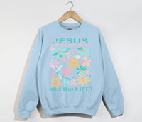 Load image into Gallery viewer, Jesus Is The Resurrection And The Life - Christian Sweatshirt
