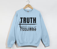 Load image into Gallery viewer, Truth Over Feelings - Christian Sweatshirt
