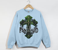 Load image into Gallery viewer, It Is Finished - Christian Sweatshirt
