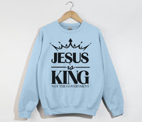 Load image into Gallery viewer, Jesus Is King Not The Government - Christian Sweatshirt
