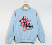 Load image into Gallery viewer, He Is Risen - Christian Sweatshirt
