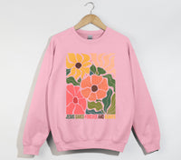 Load image into Gallery viewer, Jesus Saves, Forever And Always - Christian Sweatshirt
