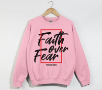 Load image into Gallery viewer, Faith Over Fear -  Christian Sweatshirt
