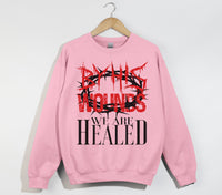 Load image into Gallery viewer, By His Wounds We Are Healed - Christian Sweatshirt
