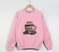 Load image into Gallery viewer, But First, Jesus - Christian Sweatshirt