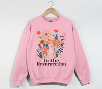 Load image into Gallery viewer, Victory In The Resurrection - Christian Sweatshirt
