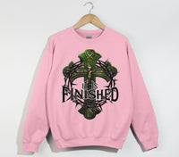 Load image into Gallery viewer, It Is Finished - Christian Sweatshirt
