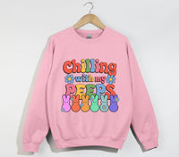 Load image into Gallery viewer, Chilling With My Peeps - Easter Christian Sweatshirt