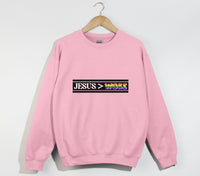 Load image into Gallery viewer, Jesus Woke - Christian Sweatshirt

