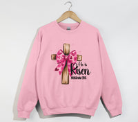 Load image into Gallery viewer, He Is Risen - Christian Sweatshirt
