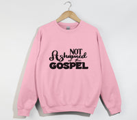 Load image into Gallery viewer, Not Ashamed Of The Gospel - Christian Sweatshirt
