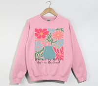 Load image into Gallery viewer, Redeemed By His Love, Alive In His Grace - Christian Sweatshirt