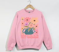 Load image into Gallery viewer, Because He Lives, We Can Face Tomorrow - Christian Easter Sweatshirt