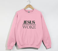 Load image into Gallery viewer, Jesus Woke - Christian Sweatshirt
