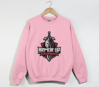 Load image into Gallery viewer, Armor Up, The Battle Is Real - Christian Sweatshirt