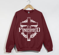 Load image into Gallery viewer, It Is Finished - Christian Sweatshirt
