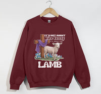 Load image into Gallery viewer, It&#39;s Not About The Bunny, It&#39;s About The Lamb - Christian Sweatshirt
