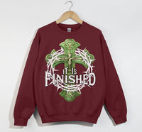 Load image into Gallery viewer, It Is Finished - Christian Sweatshirt
