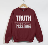 Load image into Gallery viewer, Truth Over Feelings - Christian Sweatshirt
