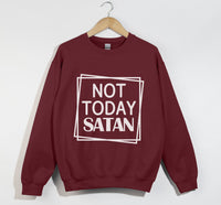 Load image into Gallery viewer, Not Today Satan - Christian Sweatshirt
