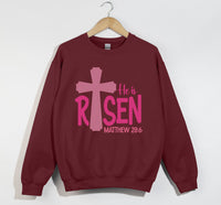 Load image into Gallery viewer, He Is Risen - Christian Sweatshirt
