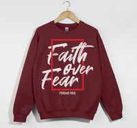 Load image into Gallery viewer, Faith Over Fear -  Christian Sweatshirt
