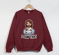 Load image into Gallery viewer, Jesus I Saw That - Funny Christian Sweatshirt
