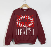 Load image into Gallery viewer, By His Wounds We Are Healed - Christian Sweatshirt
