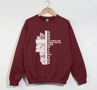 Load image into Gallery viewer, God So Loved The World - John 3:16 Christian Sweatshirt
