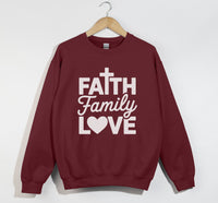 Load image into Gallery viewer, Faith Family Love - Sweatshirt
