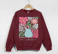 Load image into Gallery viewer, Redeemed By His Love, Alive In His Grace - Christian Sweatshirt