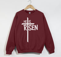 Load image into Gallery viewer, He Is Risen - Christian Sweatshirt

