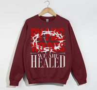 Load image into Gallery viewer, By His Wounds We Are Healed - Christian Sweatshirt