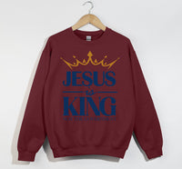 Load image into Gallery viewer, Jesus Is King Not The Government - Christian Sweatshirt
