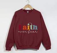 Load image into Gallery viewer, Faith Over Fear - Christian Sweatshirt

