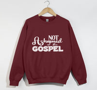 Load image into Gallery viewer, Not Ashamed Of The Gospel - Christian Sweatshirt
