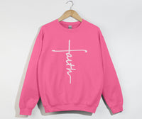 Load image into Gallery viewer, Cross Faith Design Sweatshirt
