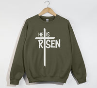 Load image into Gallery viewer, He Is Risen - Christian Sweatshirt
