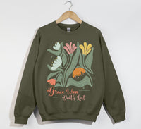 Load image into Gallery viewer, Grace Won, Death Lost - Christian Easter Sweatshirt
