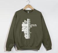 Load image into Gallery viewer, God So Loved The World - John 3:16 Christian Sweatshirt
