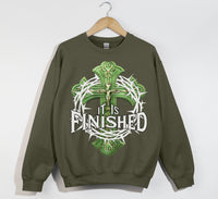 Load image into Gallery viewer, It Is Finished - Christian Sweatshirt
