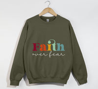 Load image into Gallery viewer, Faith Over Fear - Christian Sweatshirt
