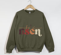Load image into Gallery viewer, He Is Risen - Christian Sweatshirt
