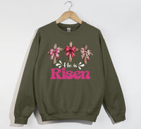 Load image into Gallery viewer, He Is Risen - Christian Sweatshirt
