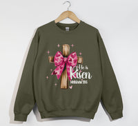 Load image into Gallery viewer, He Is Risen - Christian Sweatshirt
